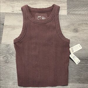 Aerie Ribbed Tank Top - Mauve